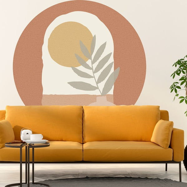 Sienos lipdukas 120x120 cm Sunrise and Olive Branch - Ambiance-image-1