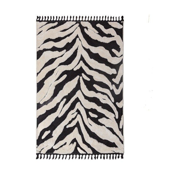 Juodos ir baltos spalvos kilimas 160x230 cm Esra Zebra – Flair Rugs