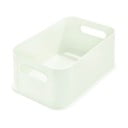 Balta dėžutė su rankenomis iDesign Eco, 21,3 x 30,2 cm