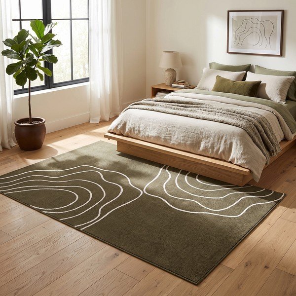 Žalios spalvos kilimas 200x290 cm Pulse – ESTE-image-3