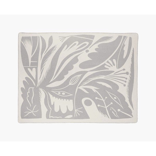 Šviesiai pilkos spalvos antklodė ir pledas 165x200 cm Lino – noo.ma-image-4