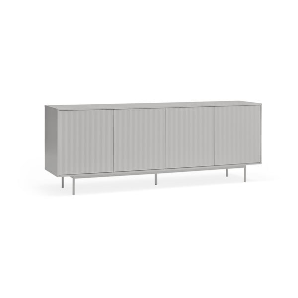 Žema šoninė spintelė pilkos spalvos 211x80 cm Sierra – Teulat-image-2