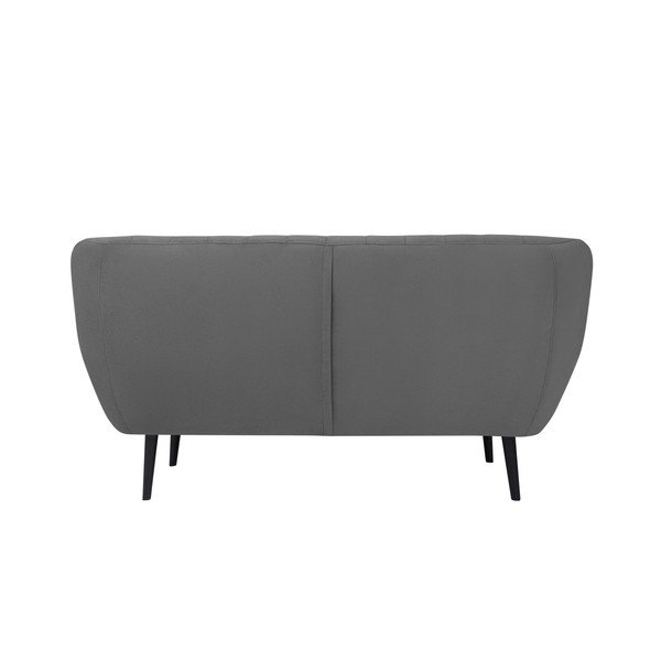 Pilkos spalvos sofa dviems Mazzini Sofas Toscane, juodos kojos-image-2