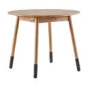 Apvalus valgomojo stalas DEEP Furniture Jack, ⌀ 90 cm