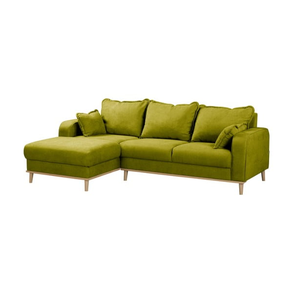 Žalia kampinė sofa (kairysis kampas) Beata - Ropez-image-3