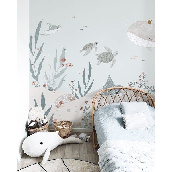 Vaikiški tapetai 400 cm x 248 cm Dreamy Seabed – Lilipinso-image-2