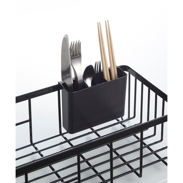 Juodas indų nulašėjimo indas YAMAZAKI Tower Wire-image-4