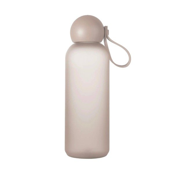 Smėlio spalvos iš perdirbto plastiko butelis Kelioninis buteliukas 650 ml Tom – Sagaform