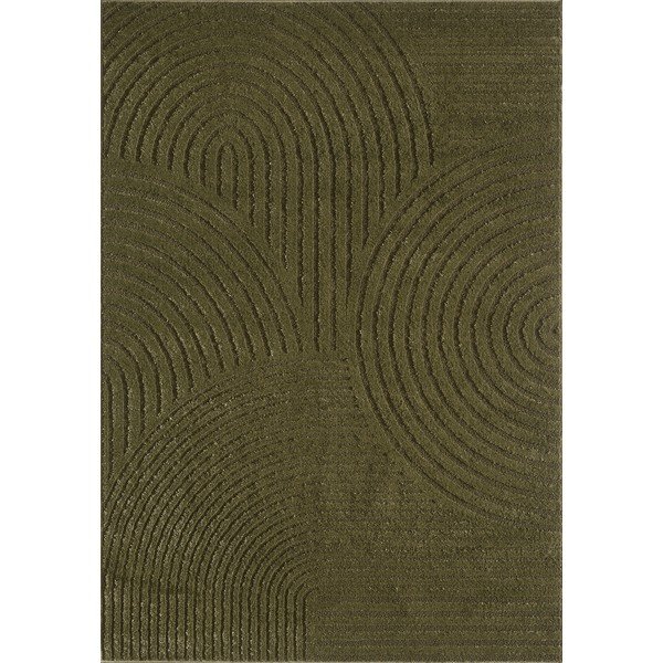 Tamsiai žalios spalvos kilimas 160x230 cm Whirl – ESTE