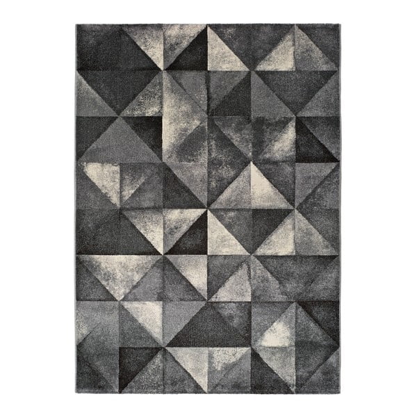 Pilkas kilimas Universal Delta Triangle, 57 x 110 cm