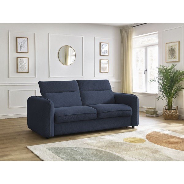 Tamsiai mėlynos spalvos sofa 236 cm Achille – Bobochic Paris-image-1