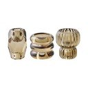 Iš stiklo žvakidės arbatinėms žvakutėms 3 vnt. – House Nordic