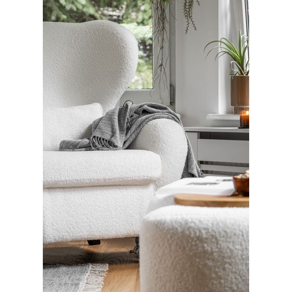 Baltos spalvos krėslas Miuf – Miuform-image-3