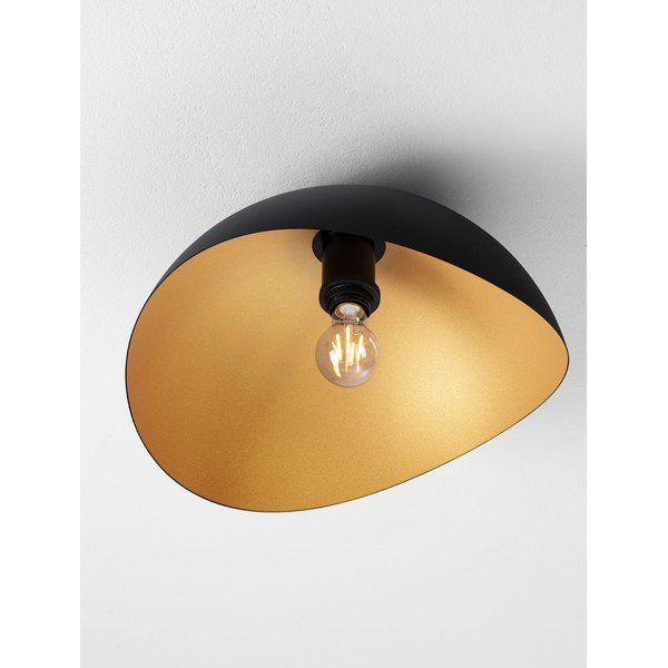 Matinės juodos spalvos/auksinės spalvos iš metalo lubinis šviestuvas Opsi – Nova Luce-image-1