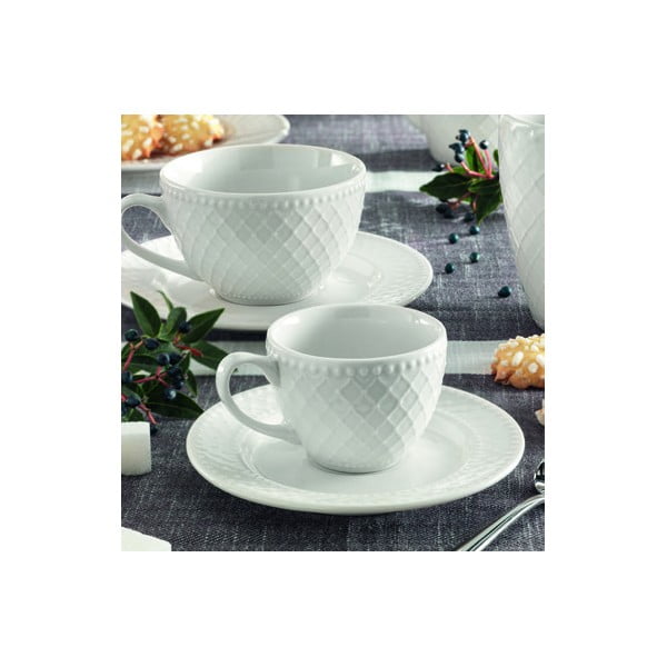 6 puodelių ir lėkščių rinkinys Brandani Burlesque, 60 ml-image-1