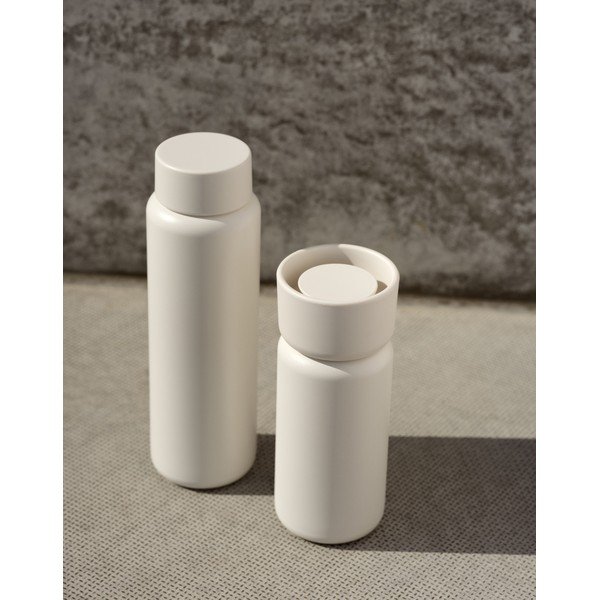 Smėlio spalvos iš nerūdijančio plieno termo puodelis 400 ml Singles – Zone-image-1