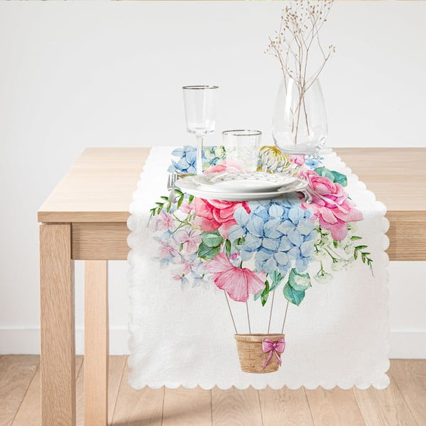 Minimalistiniai pagalvių užvalkalai Spalvingos gėlės, 45 x 140 cm