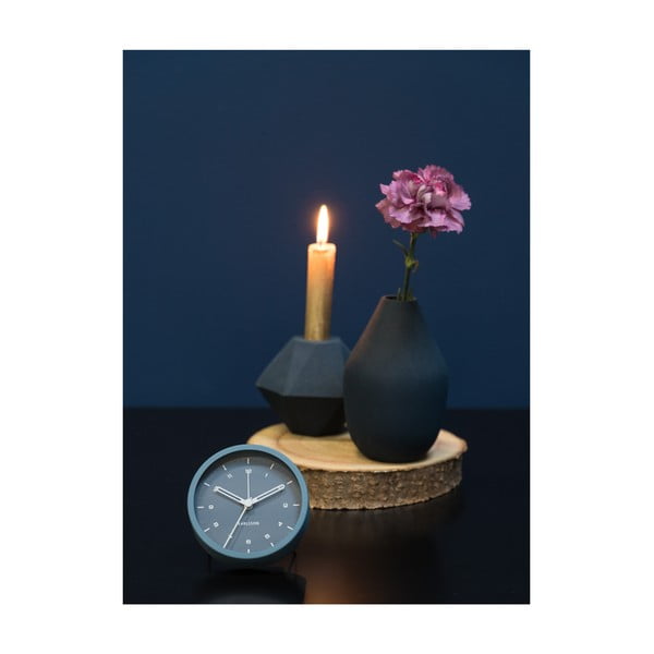 Mėlynas žadintuvas Karlsson Tinge, ø 9 cm-image-3