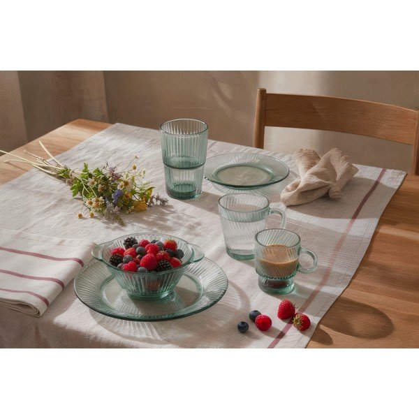 Žalios spalvos iš stiklo  mažas dubuo 450 ml Verde – Orion-image-1