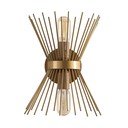 Auksinės spalvos sieninė lempa Kirpi – Opviq lights