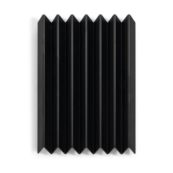 Juodos spalvos iš metalo sieninė lentyna 29 cm Sensu – Spinder Design