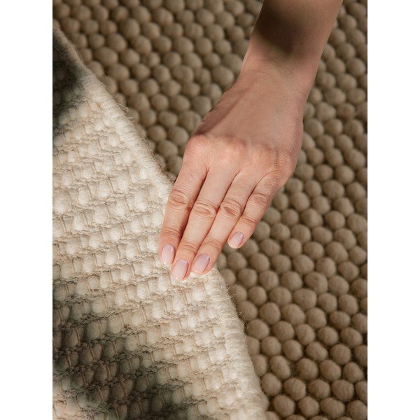 Rankų darbo natūralios spalvos iš vilnos apvalios formos kilimas ø 200 cm Richmond Diana – Ted Baker-image-4