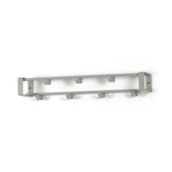 Pilkai žalios spalvos iš metalo sieninė lentyna 60 cm Rex – Spinder Design-image-2