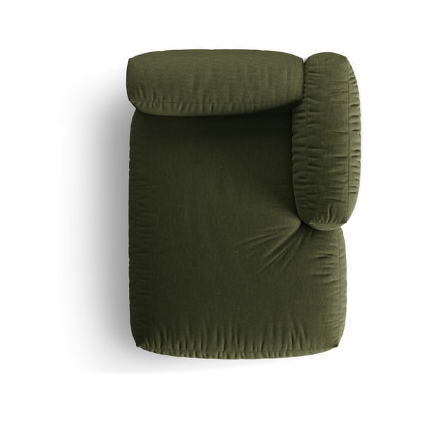 Modulinė sofos dalis žalios spalvos (su dešiniuoju kampu) Martina – Micadoni Home-image-3