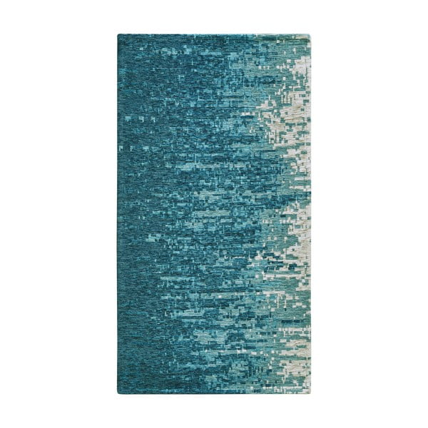 Skalbiamas kilimas mėlynos spalvos 55x240 cm Tamigi Azzurro – Floorita