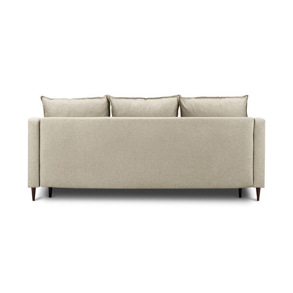 Smėlio spalvos sofa-lova su dėže Mazzini Sofas Ancolie, 215 cm-image-4