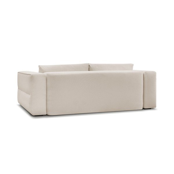 Smėlio spalvos sulankstoma/su sandėliavimo vieta sofa 265 cm Ezechiel – Bobochic Paris-image-4