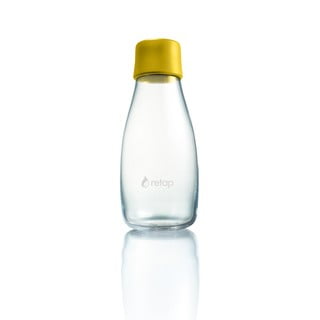 Tamsiai geltonas ReTap stiklinis butelis su neribota garantija, 300 ml