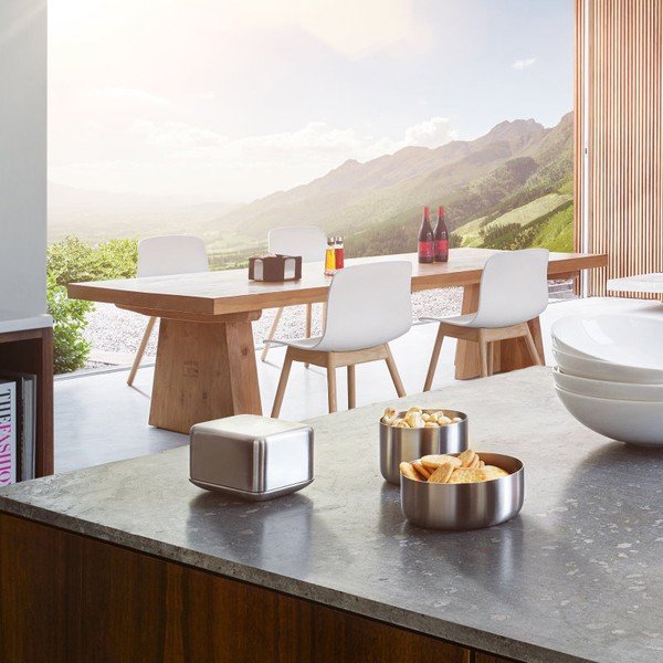 Nerūdijančio plieno sviesto indas Blomus Basic, 125 g sviesto-image-1