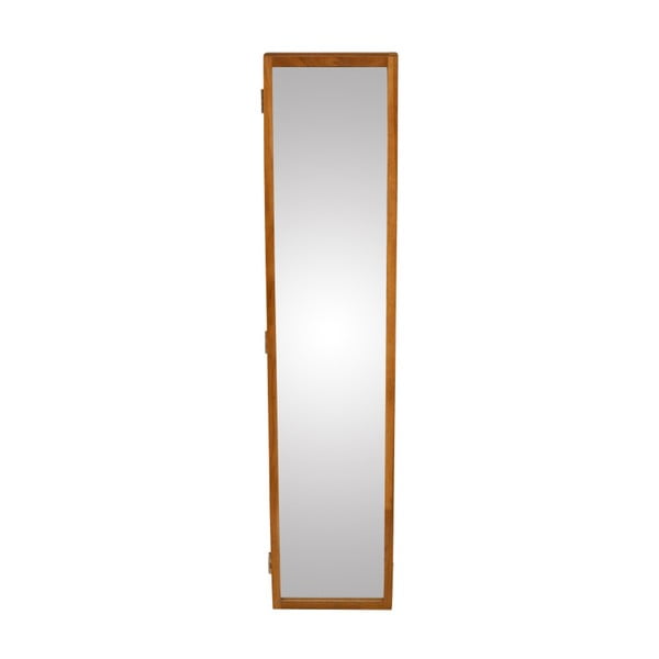 Sieninis veidrodis su ąžuolo masyvo raktų dėže "Canett Uno", 20 x 90 cm