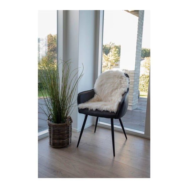 Sintetinė oda ir kailis kreminės spalvos 50x85 cm – House Nordic-image-2