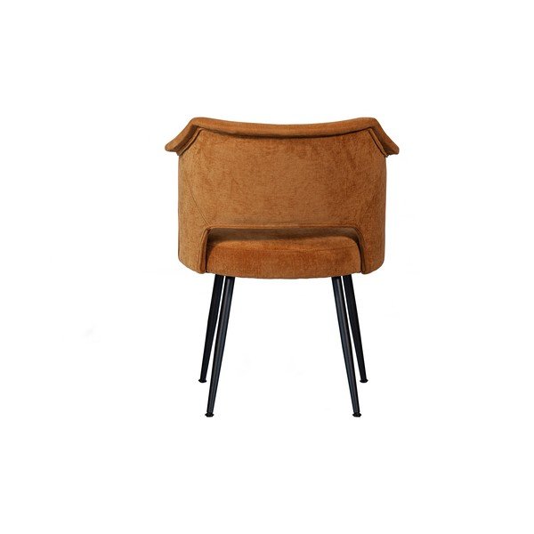 Valgomojo kėdės iš aksomo ochros spalvos 2 vnt. Sits – Basiclabel -image-3