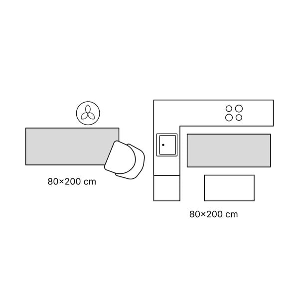 Skalbiamas kilimas 80x200 cm Colors of Joy – Vitaus-image-3