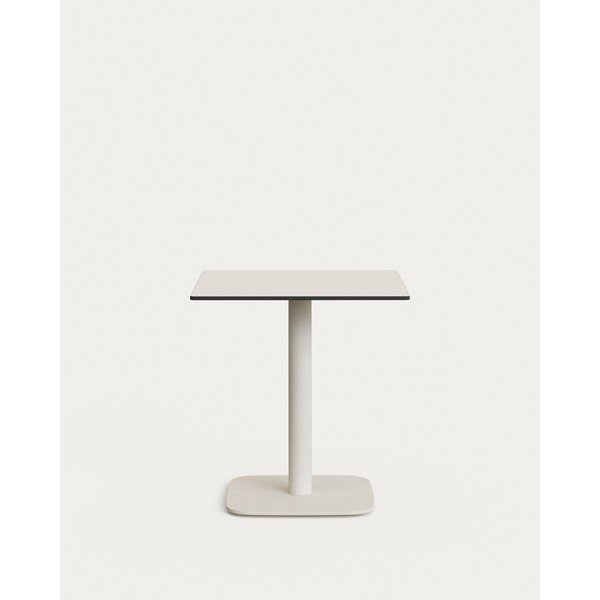 Iš metalo sodo valgomojo stalas 68x68 cm Dina – Kave Home-image-4