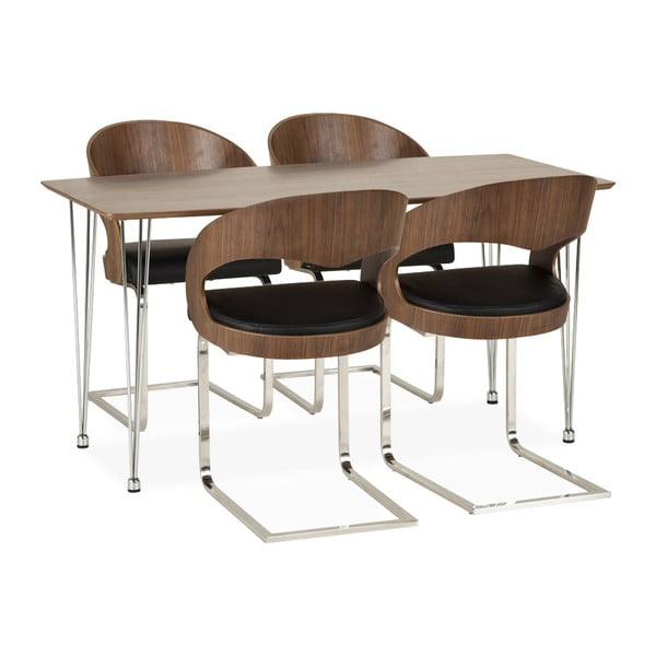 "Kokoon Design Mona" riešutmedžio medienos kėdė-image-2