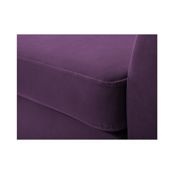 Violetinės spalvos 3 vietų sofa-lova su daiktadėže Mazzini Sofas Peony-image-1