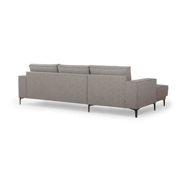 Kampinė sofa pilkos spalvos/rudos spalvos (su kairiuoju kampu) Copenhagen – Scandic-image-4