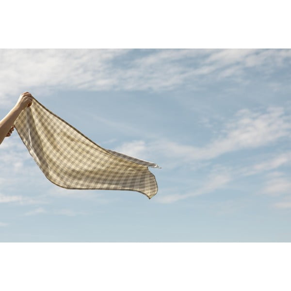 Staltiesė Couture Linen Lino Grey Vichy, 140 x 200 cm-image-3