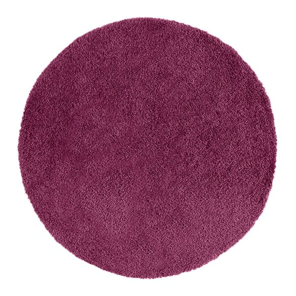 Tamsiai violetinis apvalus kilimas "Universal Norge", ⌀ 150 cm