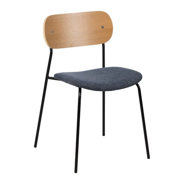 Valgomojo kėdės mėlynos spalvos/natūralios spalvos 4 vnt. Moe – Ixia