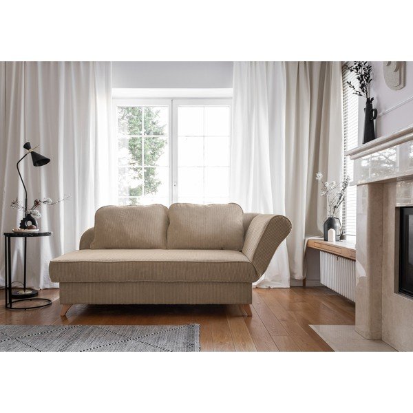 Taupe spalvos iš kordinio velveto gultas (su dešiniuoju kampu) Chic Charlotte – Miuform-image-4
