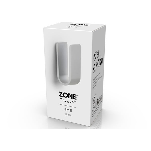 Sieninis šviesiai pilkos spalvos iš metalo kablys Ume – Zone-image-4