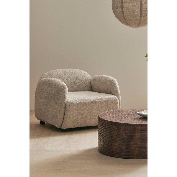 Smėlio spalvos krėslas Bevi – Ellos Home-image-1