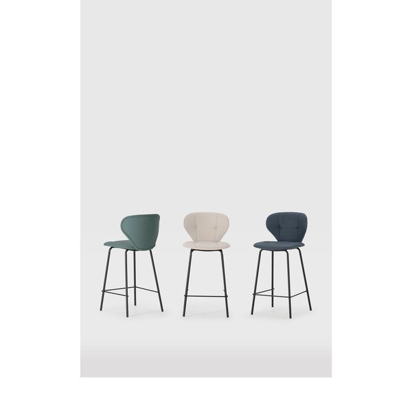 Baro taburėtės tamsiai pilkos spalvos 2 vnt. (sėdynės aukštis 67 cm) Maura – Marckeric-image-1