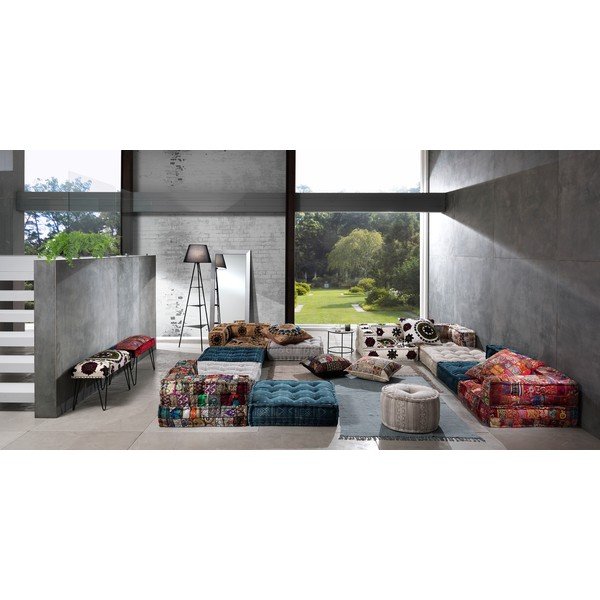 Raudonos spalvos modulinė sofos pagalvė Yara – Tomasucci-image-1
