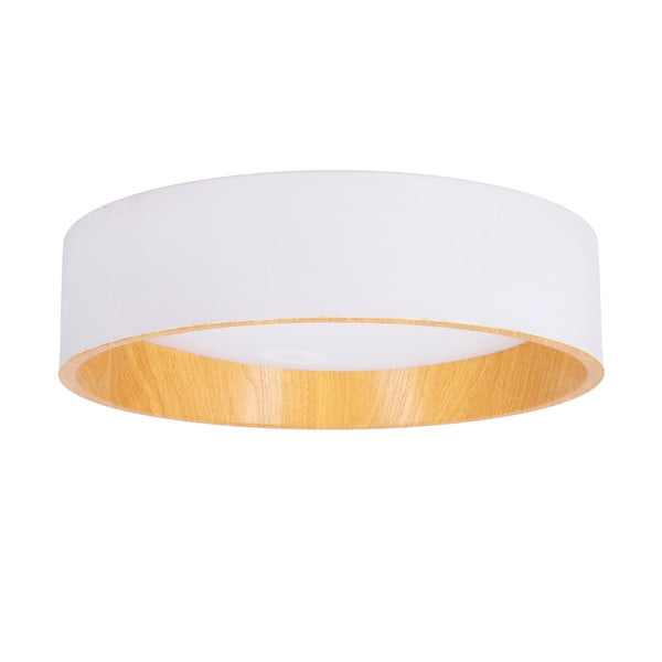 Kabantis šviestuvas baltos spalvos/natūralios spalvos LED ø 40 cm Lazio – Candellux Lighting